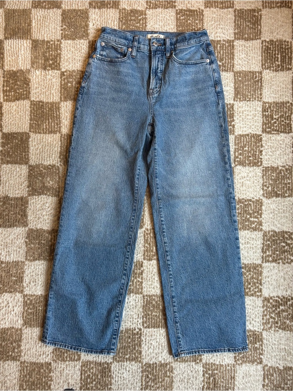 Madewell Perfect Vintage Wide-Leg Jean - Light Blue Size 26